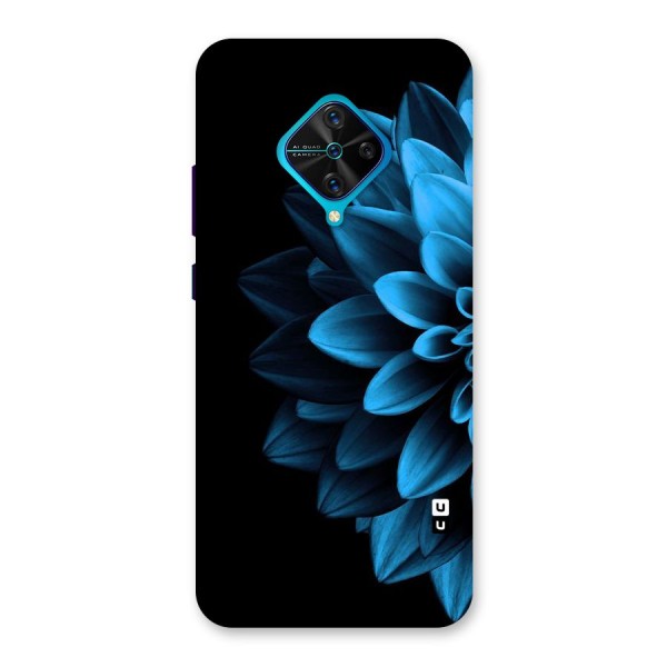 Half Blue Flower Back Case for Vivo S1 Pro