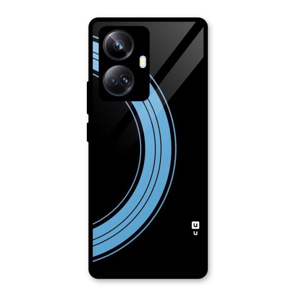 Half Circles Glass Back Case for Realme 10 Pro Plus