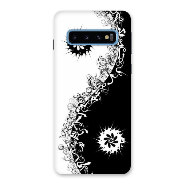 Half Peace Design Back Case for Galaxy S10