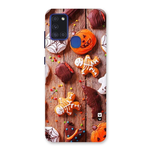 Halloween Chocolates Back Case for Galaxy A21s