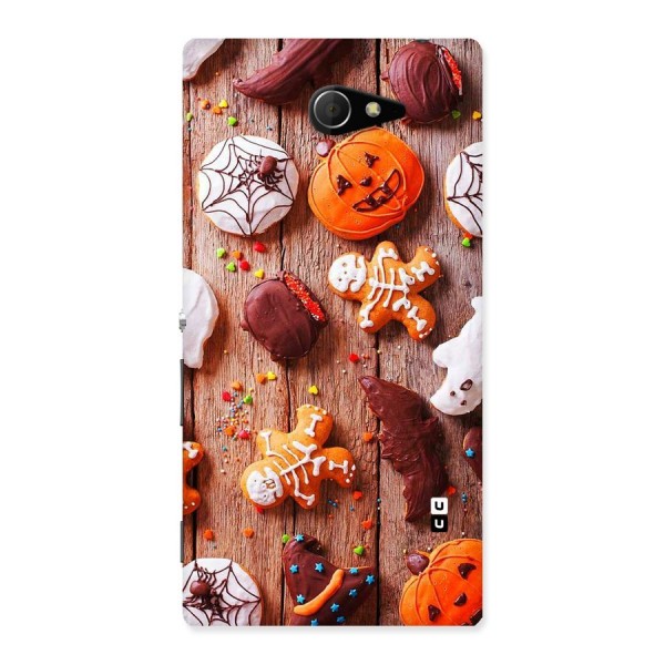 Halloween Chocolates Back Case for Sony Xperia M2