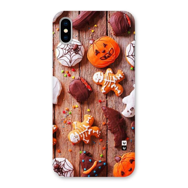 Halloween Chocolates Back Case for iPhone X