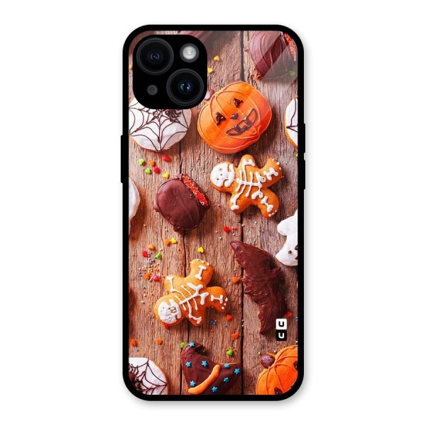 Halloween Chocolates Glass Back Case for iPhone 14