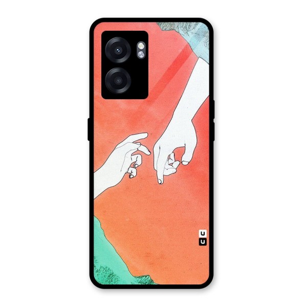 Hand Paint Drawing Glass Back Case for Oppo K10 (5G)