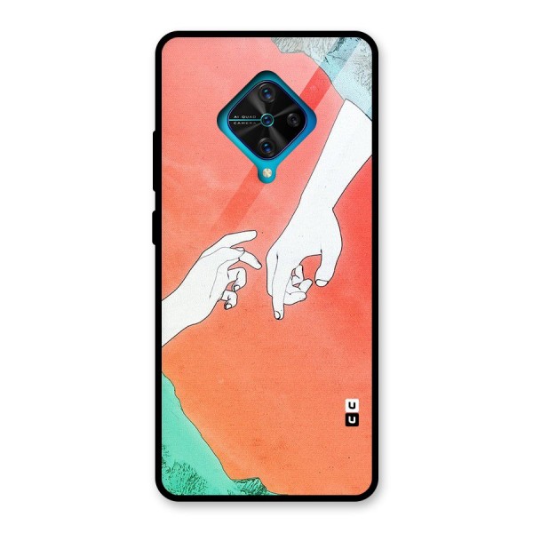 Hand Paint Drawing Glass Back Case for Vivo S1 Pro