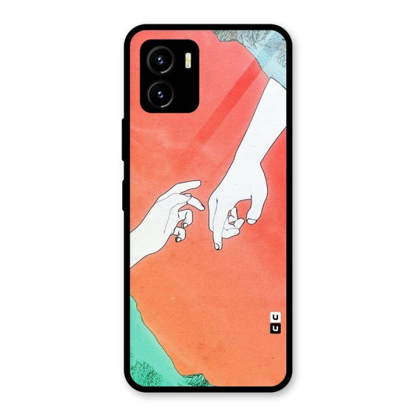 Hand Paint Drawing Glass Back Case for Vivo Y15s