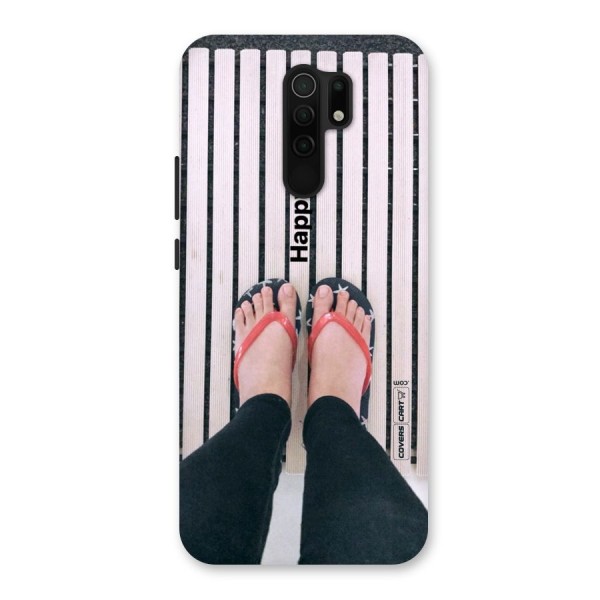 Happy Feet Back Case for Redmi 9 Prime