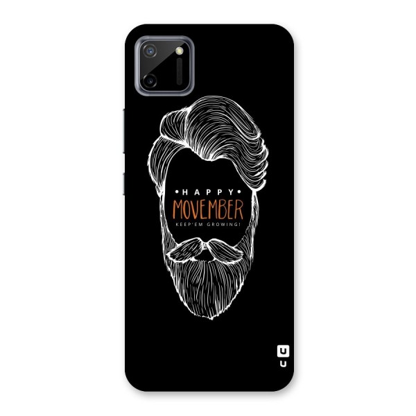 Happy Movember Black Back Case for Realme C11