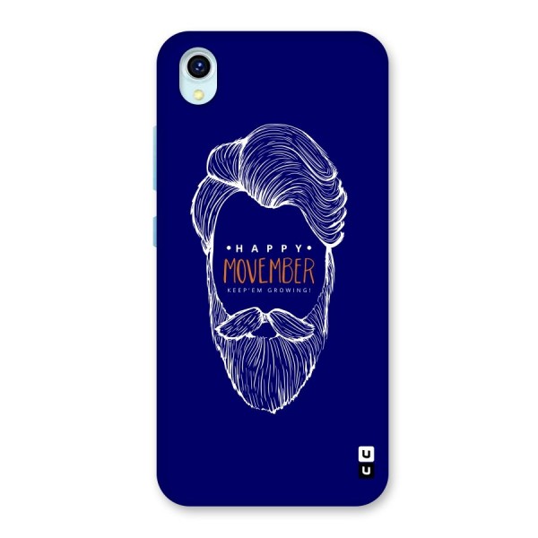 Happy Movember Blue Back Case for Vivo Y1s