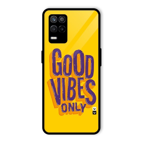 Happy Vibes Only Glass Back Case for Realme 9 5G