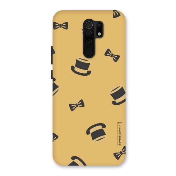 Hat and Bow Tie Back Case for Redmi 9 Prime