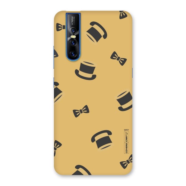 Hat and Bow Tie Back Case for Vivo V15 Pro