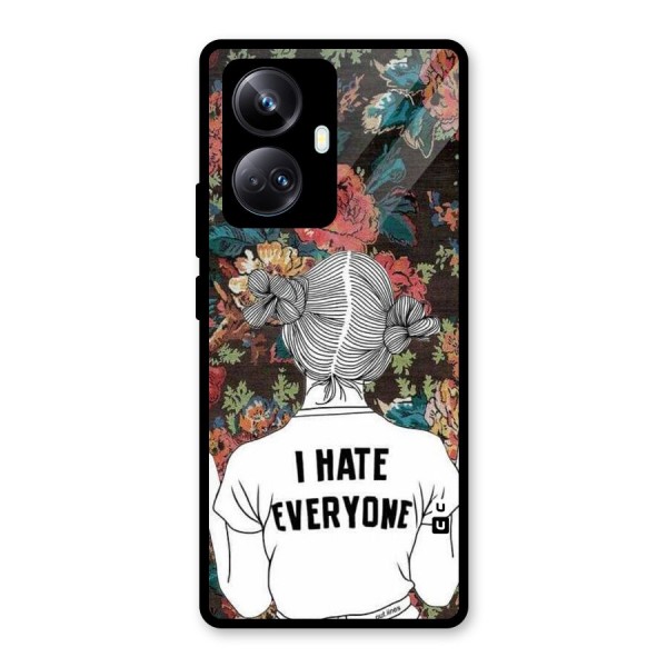 Hate Everyone Glass Back Case for Realme 10 Pro Plus