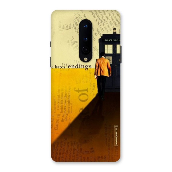 Hates Endings Back Case for OnePlus 8