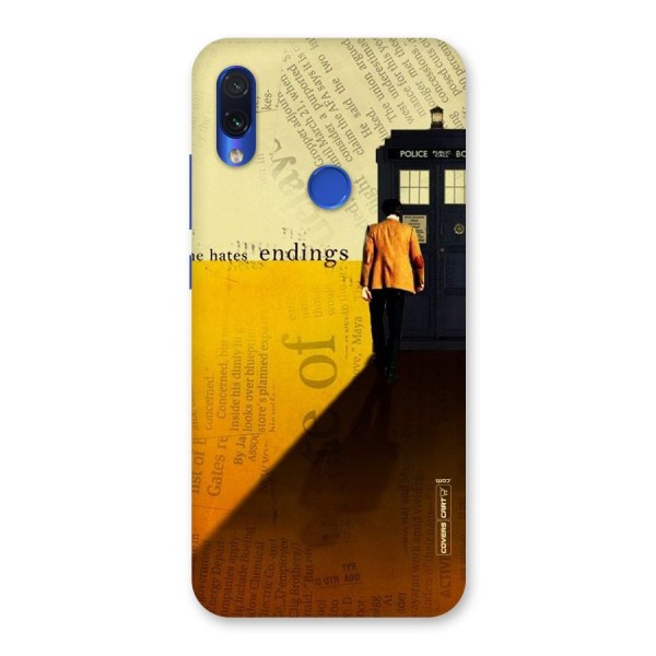 Hates Endings Back Case for Redmi Note 7