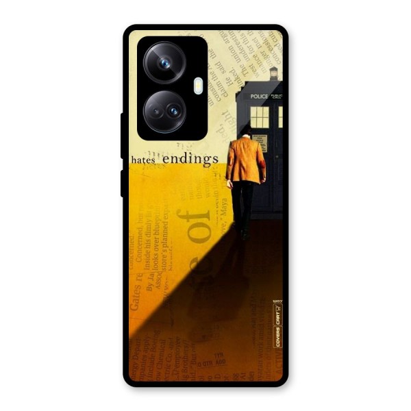 Hates Endings Glass Back Case for Realme 10 Pro Plus