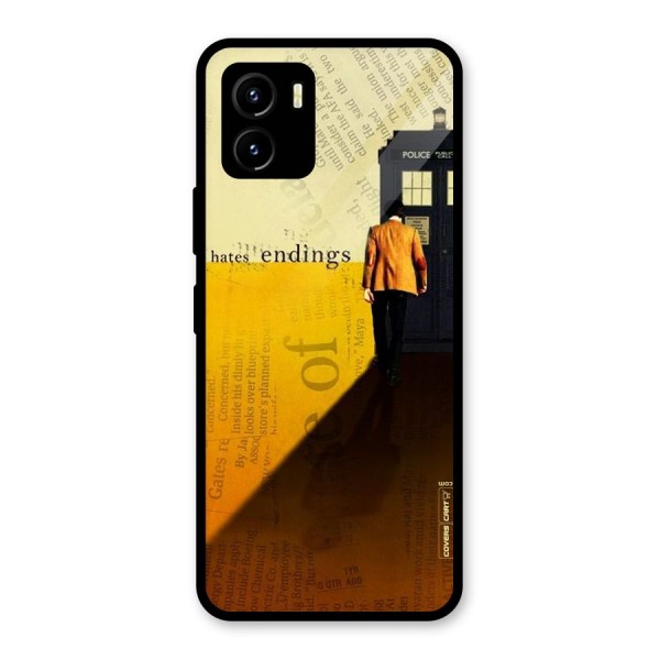 Hates Endings Glass Back Case for Vivo Y15s