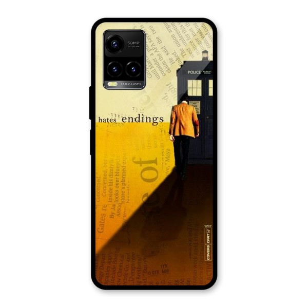 Hates Endings Glass Back Case for Vivo Y21 2021