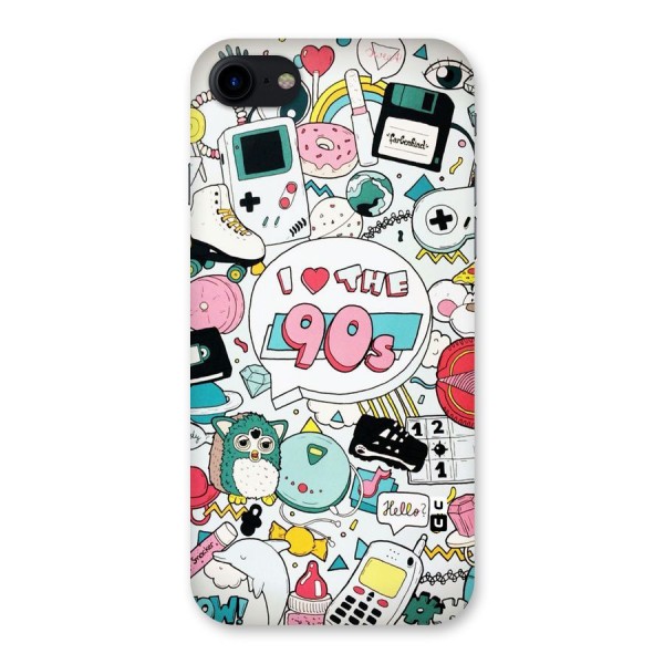 Heart 90s Back Case for iPhone SE 2020