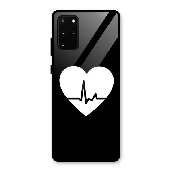 Heart Beat Glass Back Case for Galaxy S20 Plus