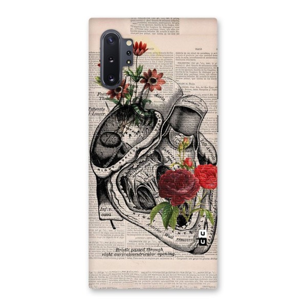 Heart Newspaper Back Case for Galaxy Note 10 Plus