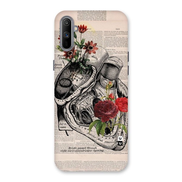 Heart Newspaper Back Case for Realme C3