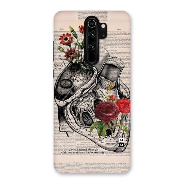 Heart Newspaper Back Case for Redmi Note 8 Pro