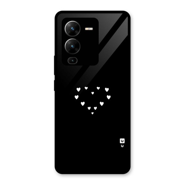 Heart of Hearts Glass Back Case for Vivo V25 Pro