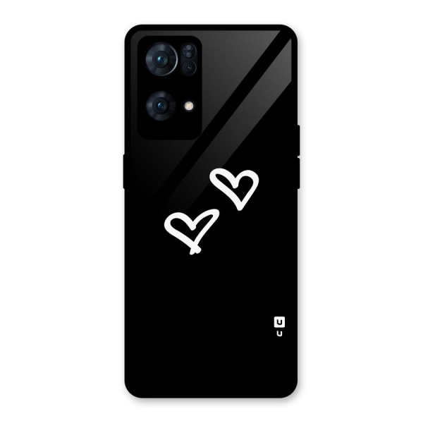 Hearts Love Glass Back Case for Oppo Reno7 Pro 5G