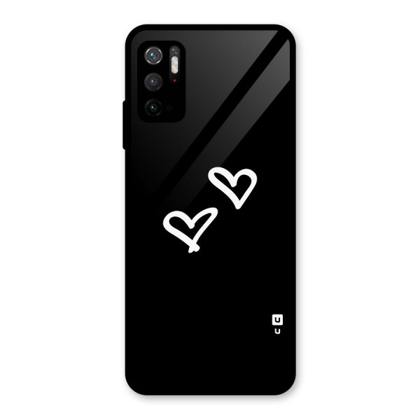 Hearts Love Glass Back Case for Poco M3 Pro 5G