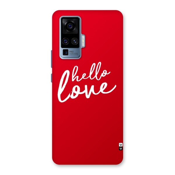 Hello Love Back Case for Vivo X50 Pro