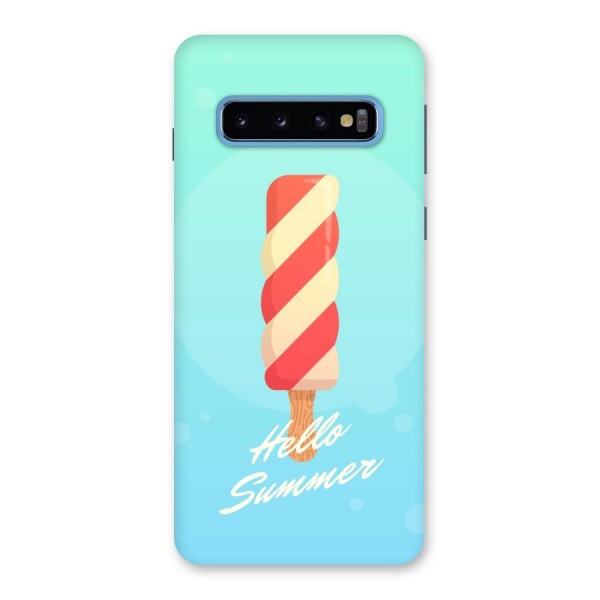 Hello Summer Back Case for Galaxy S10