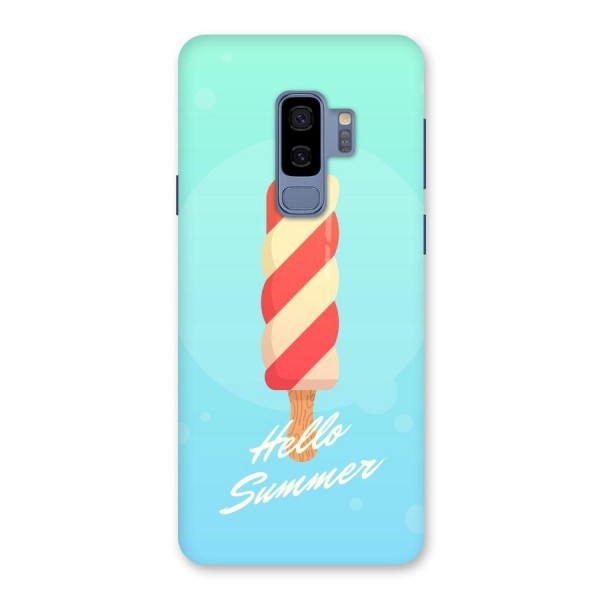 Hello Summer Back Case for Galaxy S9 Plus