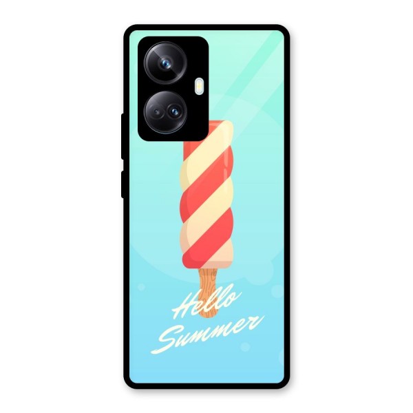 Hello Summer Glass Back Case for Realme 10 Pro Plus