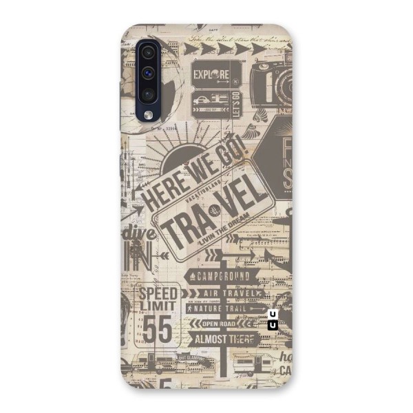 Here We Travel Back Case for Galaxy A50s