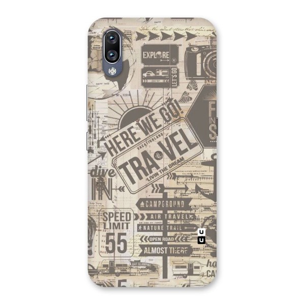 Here We Travel Back Case for Vivo NEX