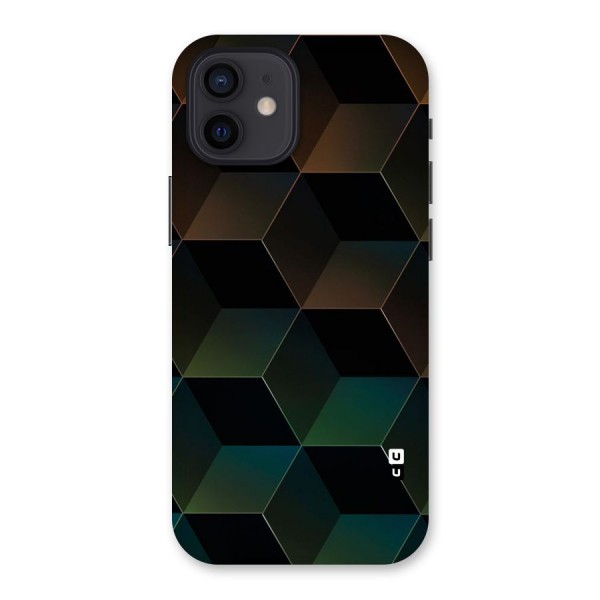 Hexagonal Design Back Case for iPhone 12