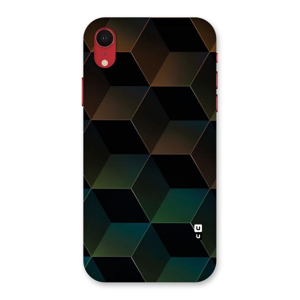 Hexagonal Design Back Case for iPhone XR