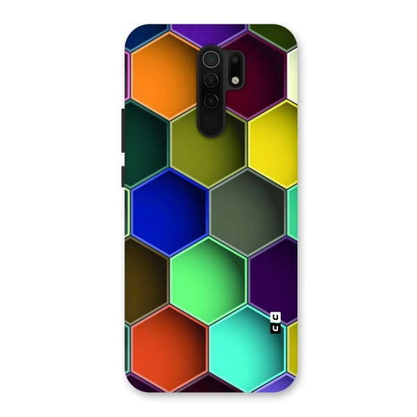 Hexagonal Palette Back Case for Redmi 9 Prime