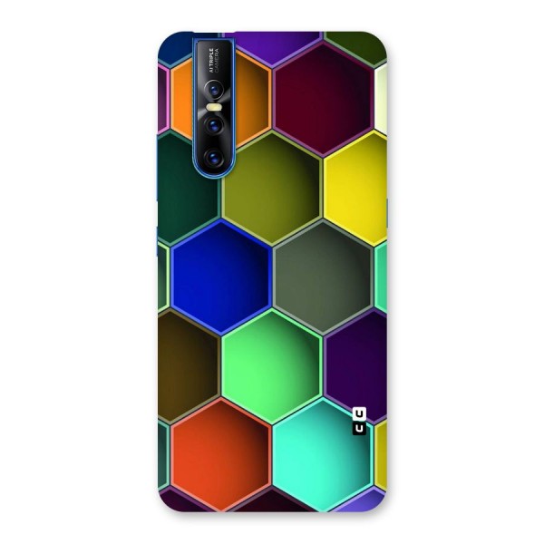 Hexagonal Palette Back Case for Vivo V15 Pro
