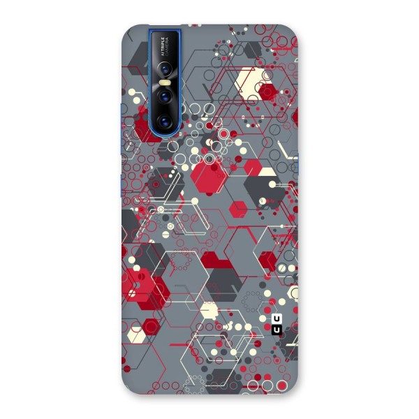 Hexagons Pattern Back Case for Vivo V15 Pro