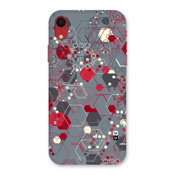 Hexagons Pattern Back Case for iPhone XR