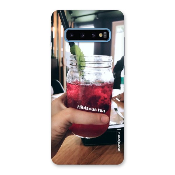 Hibiscus Tea Back Case for Galaxy S10 Plus