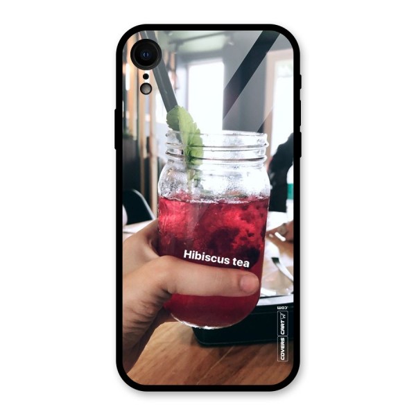 Hibiscus Tea Glass Back Case for XR