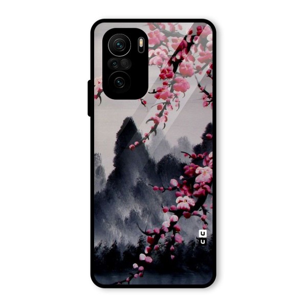 Hills And Blossoms Glass Back Case for Mi 11X Pro