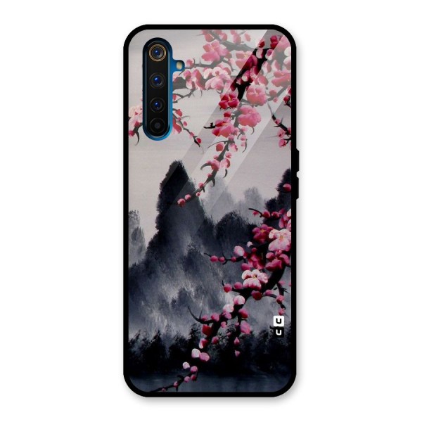 Hills And Blossoms Glass Back Case for Realme 6 Pro