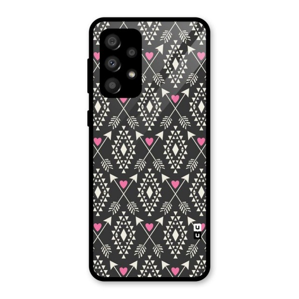 Hit Arrow Love Glass Back Case for Galaxy A32