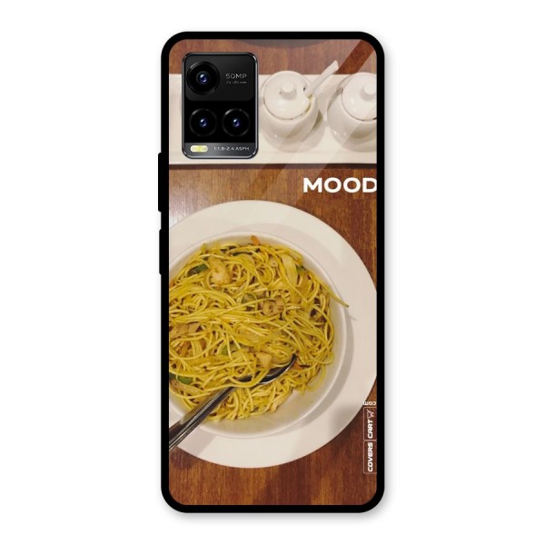 Hogging Mood Glass Back Case for Vivo Y21 2021