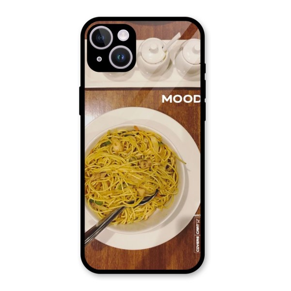 Hogging Mood Glass Back Case for iPhone 14 Plus