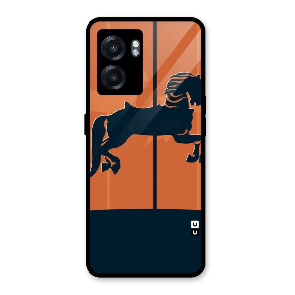 Horse Glass Back Case for Oppo K10 (5G)